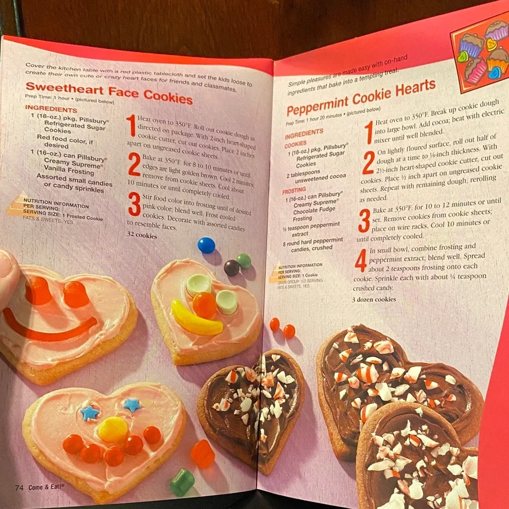 Pillsbury four piece cookbook magazine set
